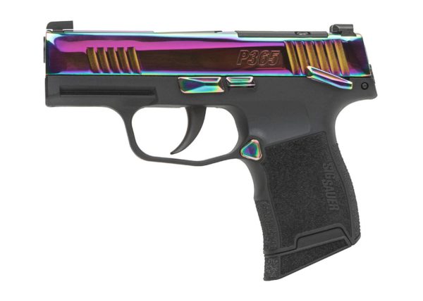 Sig Sauer P365-380 Rainbow .380 ACP, 3.1" Barrel, Optics Ready, Rainbow Titanium, 10rd Mag