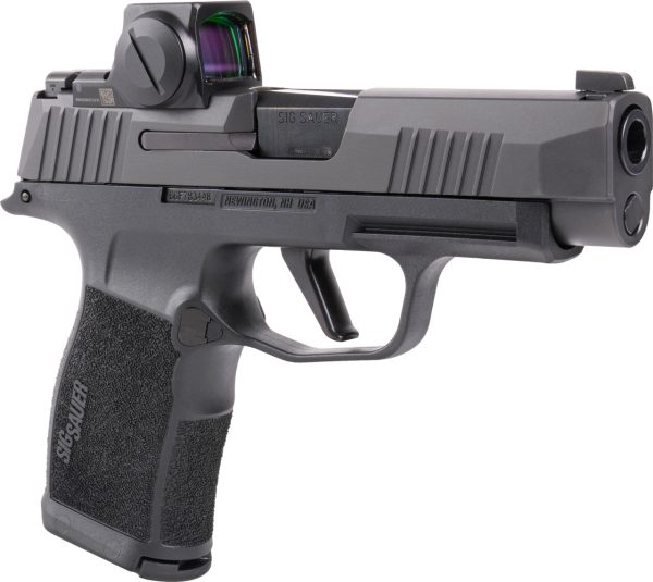 Sig Sauer P365 9mm, 3.7" Barrel, Black, Romeo-X Optic, 10rd - Image 4