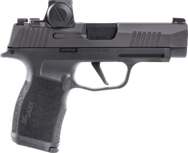 Sig Sauer P365 9mm, 3.7" Barrel, Black, Romeo-X Optic, 10rd