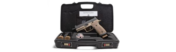 Sig Sauer P320 AXG Combat 9mm, 4.6" Barrel, Flat Dark Earth, 21rd Mag