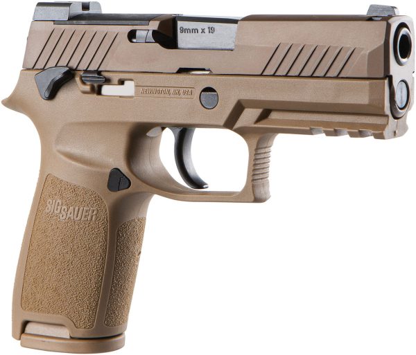 Sig Sauer P320 M18 9mm, 3.9" Barrel, Coyote Tan, Optic Ready, 21rd - Image 3