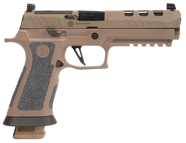 Sig Sauer P320 XFive DH3 9mm, 5" Barrel, Coyote Tan, Optic Ready, 21rd