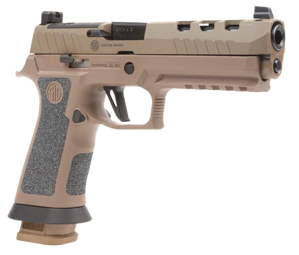 Sig Sauer P320 XFive DH3 9mm, 5" Barrel, Coyote Tan, Optic Ready, 21rd - Image 3