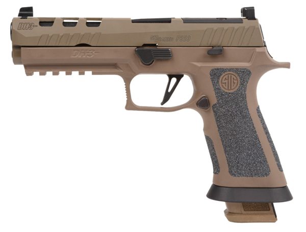 Sig Sauer P320 XFive DH3 9mm, 5" Barrel, Coyote Tan, Optic Ready, 21rd - Image 2