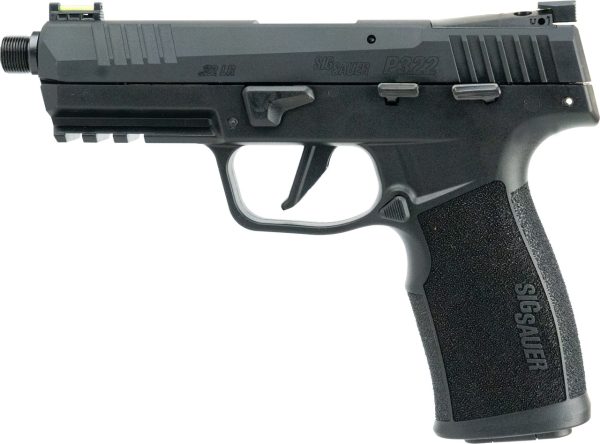 Sig Sauer P322 22 LR, 4" Threaded Barrel, Black, Optic Ready, 20rd - Image 2