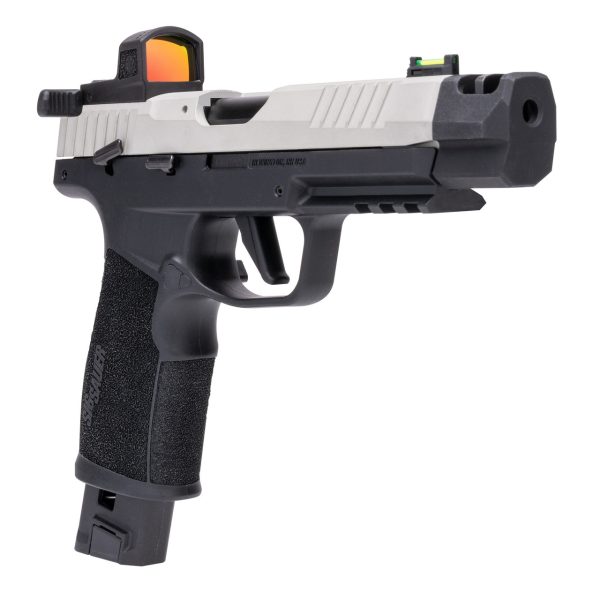 Sig Sauer P322 Compact 22 LR, 4" Barrel, Silver/Black Frame, ROMEO Zero Red Dot, 25rd - Image 3