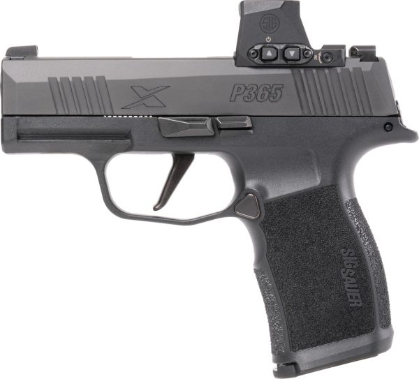 Sig Sauer P365 9mm 3.1" Barrel, Black, Romeo-X Optic, 12rd - Image 2