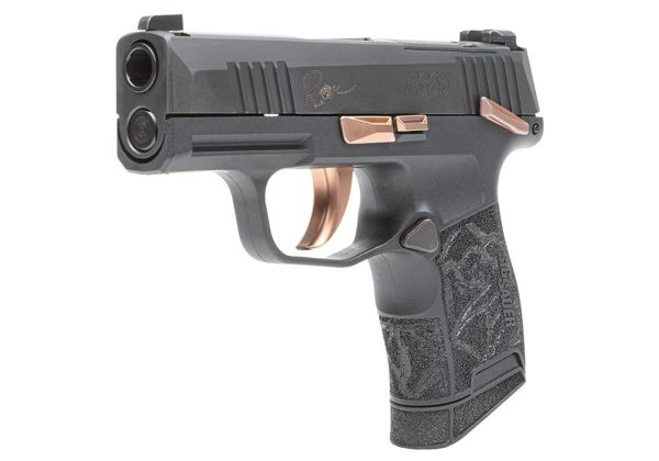 Sig Sauer P365 Rose 380 ACP, 3.1" Barrel, Black, RomeoZero Elite Sight, 10rd - Image 4