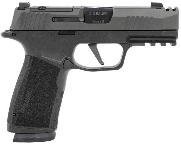 Sig Sauer P365 XMacro 9mm, 3.1" Barrel, Black, Compensator, Optic Ready, 17rd