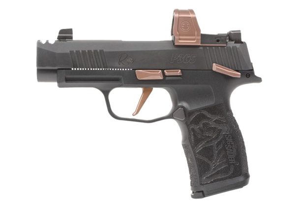 Sig Sauer P365-XL Rose 9mm, 3.7" Barrel, Black, RomeoZero Elite Sight, 12rd - Image 2