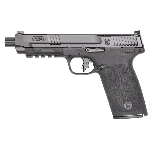 Smith & Wesson M&P 5.7x28mm, 5" Threaded Barrel, Black, Optic Ready, No Thumb Safety, 22rd - Image 2