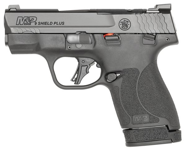 Smith & Wesson M&P9 Shield Plus 9mm, 3.1" Barrel, Black, Optic Ready, Manual Safety 13rd - Image 2