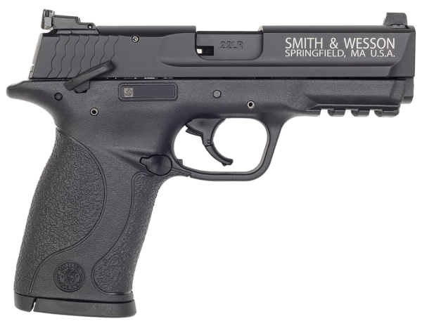 Smith & Wesson M&P 22 LR, 3.5" Threaded Barrel, Black, Manual Safety, 10rd