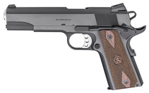 Springfield 1911 Garrison 45 ACP, 5" Barrel, Black, Wood Grip, 7rd - Image 2