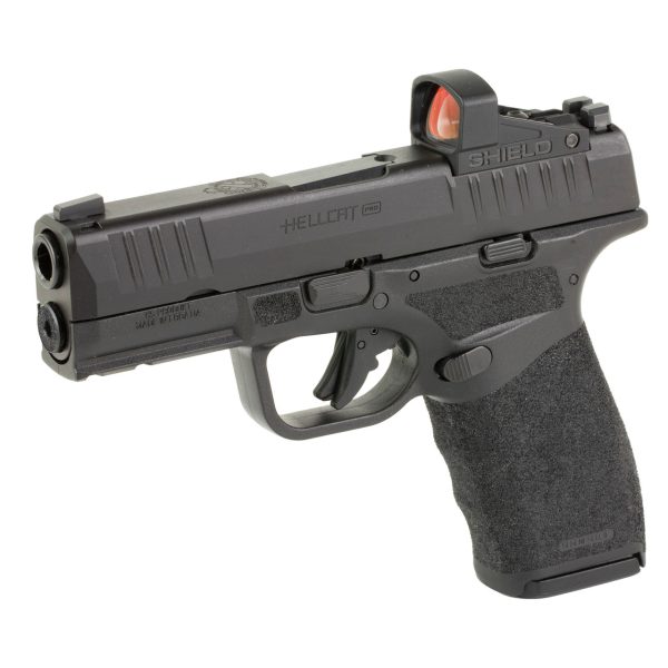 Springfield Hellcat Pro 9mm, 3.7" Barrel, Black, Shield SMSc Reflex Sight, 15rd - Image 3