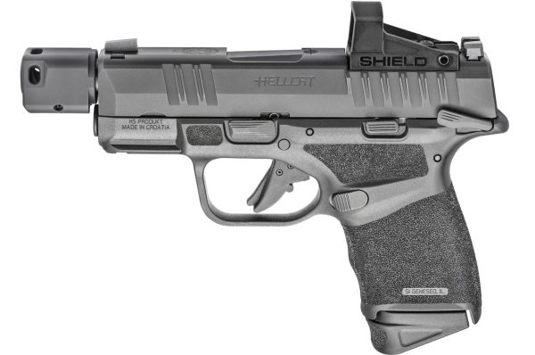 Springfield Hellcat RDP 9mm, 3.8" Threaded Barrel, Black, Shield SMSc Red Dot, MS, 13rd - Image 2