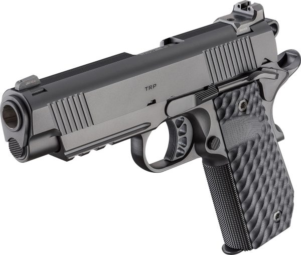 Springfield 1911 TRP 45 ACP, 4.25" Barrel, Black Cerakote, G10 Black Grips, 3x7rd Mags - Image 3