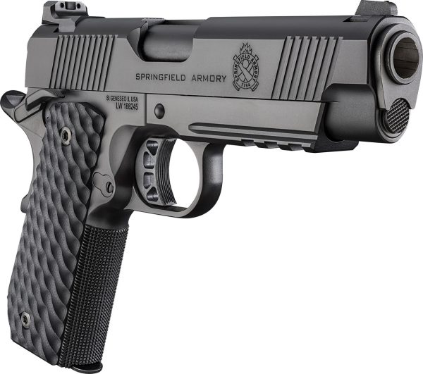 Springfield 1911 TRP 45 ACP, 4.25" Barrel, Black Cerakote, G10 Black Grips, 3x7rd Mags - Image 7