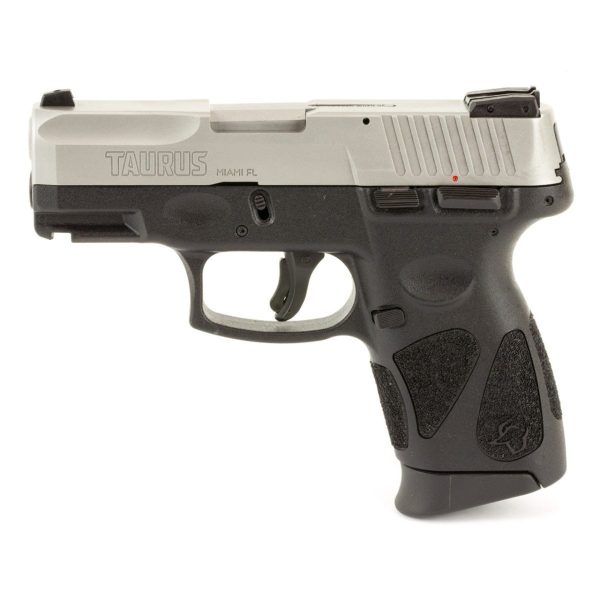 Taurus G2C 9mm, 3.25" Barrel, Black Frame, Stainless Steel Slide, 12rd - Image 3