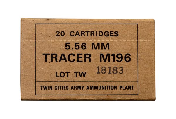 Twin Cities Armory M196 5.56x45mm Tracer, 20rd Box