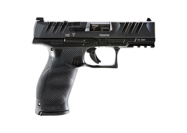 Walther PDP 9mm, 4" Barrel, Black Polymer, Optic Ready, 18rd