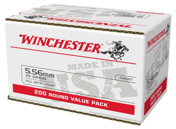 Winchester USA 5.56 NATO, 55gr, Full Metal Jacket, 200rd Box